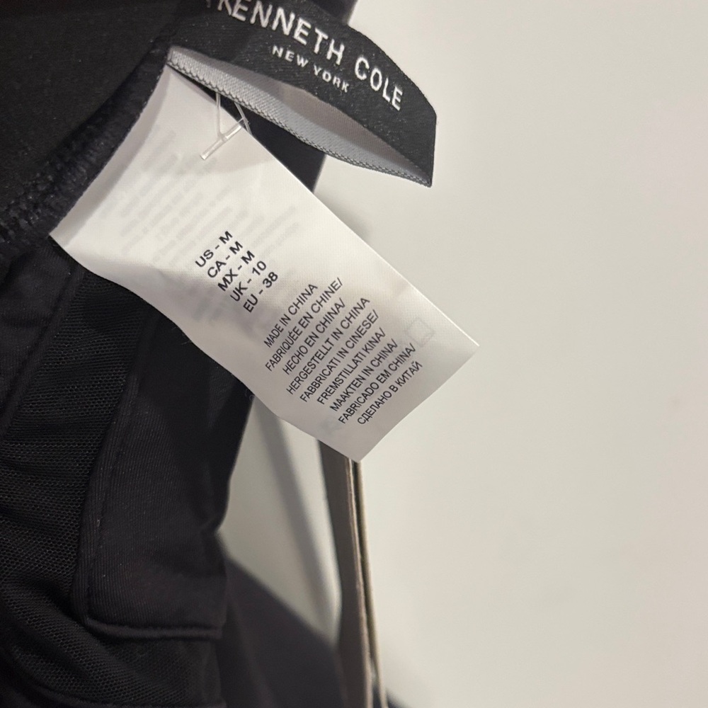 Kenneth Cole Black V-Neck Top - Picture 3 of 6
